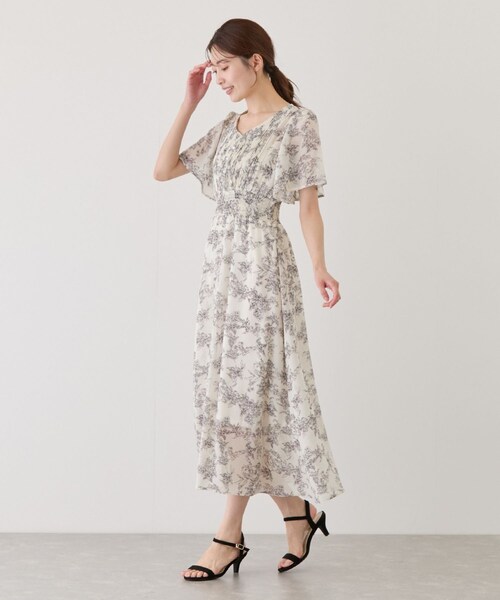 Jayro(ジャイロ)の「ピンタックフロントシフォンワンピース(ワンピース・レディース・ホワイト系/ネイビー/ブルー/ピンク/イエロー・M)」の13枚目の写真