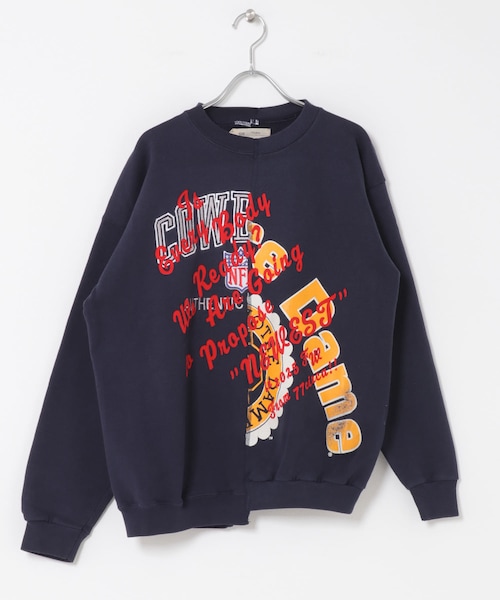 THE GOODLAND MARKET（ザグッドランドマーケット）の「77circa　make original frocky print reversible top（スウェット・レディース・gray1/gray2/gray3/gray4/gray5/gray6/navy1/navy2/navy3/navy4/navy5/navy6・one）」の3枚目の写真