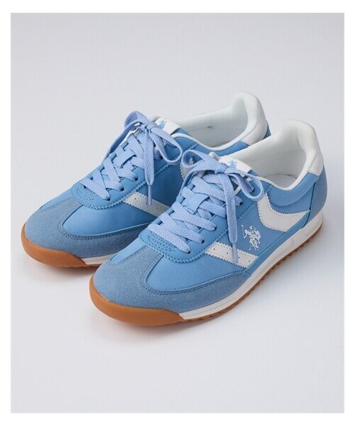 nissen（ニッセン）の「【ゆったり幅広】U.S. POLO ASSN.（ユーエスポロアッスン）カジュアルスニーカー（ワイズ４E）（スニーカー・メンズ・黒/ホワイト×ネイビー/ブルー・23.5cm/4E/24.0cm/4E/24.5cm/4E/25.0cm/4E/25.5cm/4E/26.0cm/4E）」の14枚目の写真