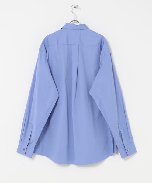 URBAN RESEARCH DOORS(アーバンリサーチドアーズ)の「awasa レギュラーカラーシャツ(シャツ/ブラウス・メンズ・BLUE/BLUE ST・3/2)」の10枚目の写真