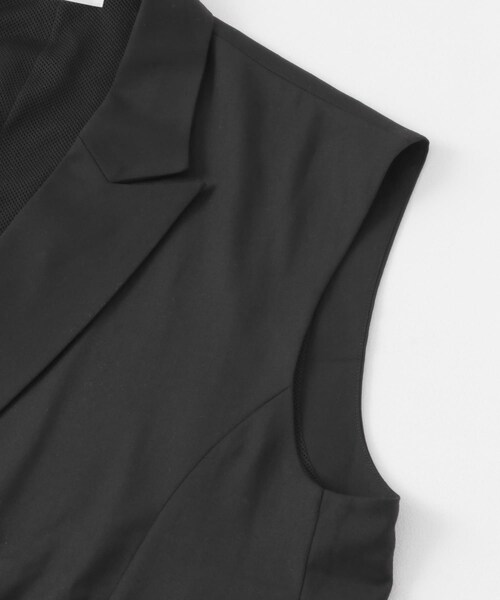 SENSE OF PLACE by URBAN RESEARCH(センスオブプレイスバイアーバンリサーチ)の「『ユニセックス』『セットアップ対応』 サイドスリットテーラードベスト(テーラードジャケット・メンズ・BLACK/GRAY/MINT・M/L)」の13枚目の写真