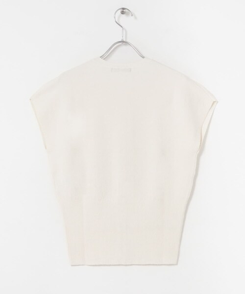 URBAN RESEARCH ROSSO（アーバンリサーチロッソ）の「リネンコットンウエストシェイプデザインニット（ニット/セーター・レディース・WHITE/CARAMEL・Free）」の18枚目の写真