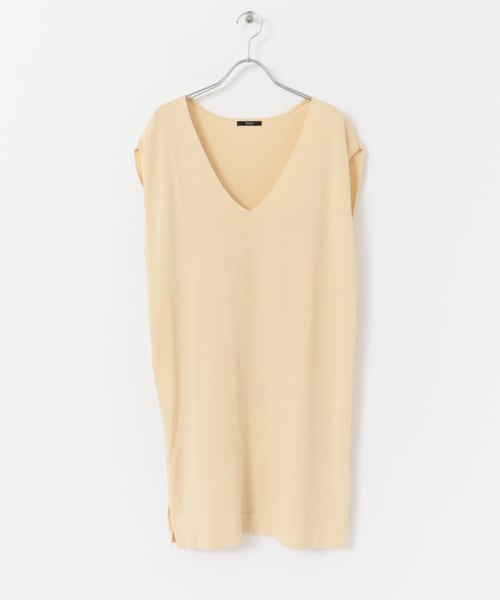 URBAN RESEARCH ROSSO（アーバンリサーチロッソ）の「チュニックニットベスト（ニット/セーター・レディース・IVORY/D/BROWN/IVORY②・FREE）」の7枚目の写真