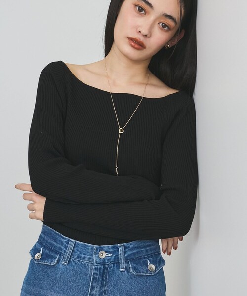 VIS（ビス）の「ハートポイントチェーンYネックレス（ネックレス・レディース・ゴールド/シルバー・F）」の7枚目の写真