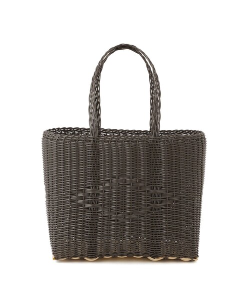 ADAM ET ROPE'（アダムエロペ）の「【J'aDoRe・一部店舗限定】【PALOROSA（パロロサ）】BASKET BASIC SMALL（トートバッグ・レディース・ダークブラウン/ピンク・F）」の6枚目の写真