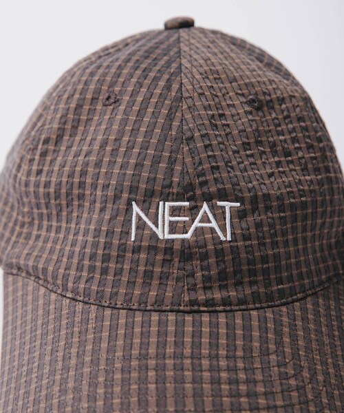 URBAN RESEARCH（アーバンリサーチ）の「『別注』NEAT×URBS　DOT'S SEERSUCKER CAP（キャップ・メンズ・BLACK/BROWN・One）」の20枚目の写真