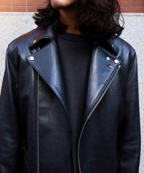 ADAM ET ROPE'（アダムエロペ）の「【HEUGN/ユーゲン】Luther RIDERS（ライダースジャケット・メンズ・ブラック・2/3/4/F）」の16枚目の写真