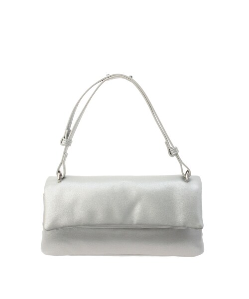 MURUA（ムルーア）の「スクエアクラッチバッグ（クラッチバッグ・レディース・ブラック/シルバー・F）」の4枚目の写真