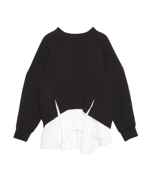 ELENDEEK（エレンディーク）の「PEPLUM CAMI SET TOP（Tシャツ/カットソー・レディース・オフホワイト/グレー/ブラック・F）」の5枚目の写真