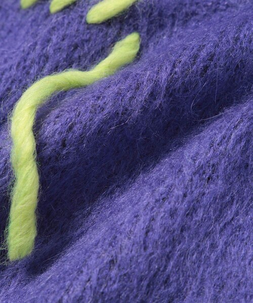 ADAM ET ROPE'（アダムエロペ）の「【BONSAI/ボンサイ】MOHAIR KNIT CREWNECK（ニット/セーター・メンズ・グレー/ブルー/パープル・M/S）」の15枚目の写真