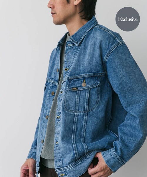 URBAN RESEARCH DOORS（アーバンリサーチドアーズ）の「『別注』Lee101×DOORS　JACKET（デニムジャケット・メンズ・DARK USED/RIGID/ONE WASH/LIGHT USED・38/40/42）」の5枚目の写真