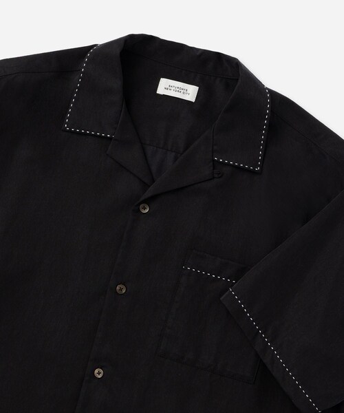 Saturdays NYC(サタデーズ ニューヨークシティ )の「Canty Stitch Color Shirt(シャツ/ブラウス・レディース・ブラック/オリーブ・L/M/S/XL)」の11枚目の写真