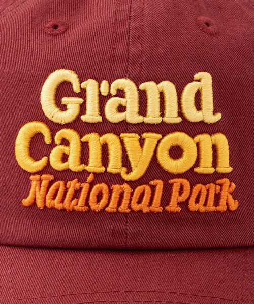 ADAM ET ROPE'(アダムエロペ)の「【AMERICAN NEEDLE】SOUVENIR CAP(キャップ・レディース・キナリ/ダークグリーン/ワイン・F)」の8枚目の写真