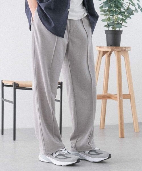 URBAN RESEARCH DOORS(アーバンリサーチドアーズ)の「FORK&SPOON ヘンプ混カットソーパンツ(その他パンツ・メンズ・GRAY/WOOD・4/5)」の7枚目の写真