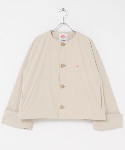 URBAN RESEARCH DOORS(アーバンリサーチドアーズ)の「DANTON COLLARLESS JACKET(その他アウター・レディース・DK.BLUE/IVORY/NAVY・36)」の8枚目の写真