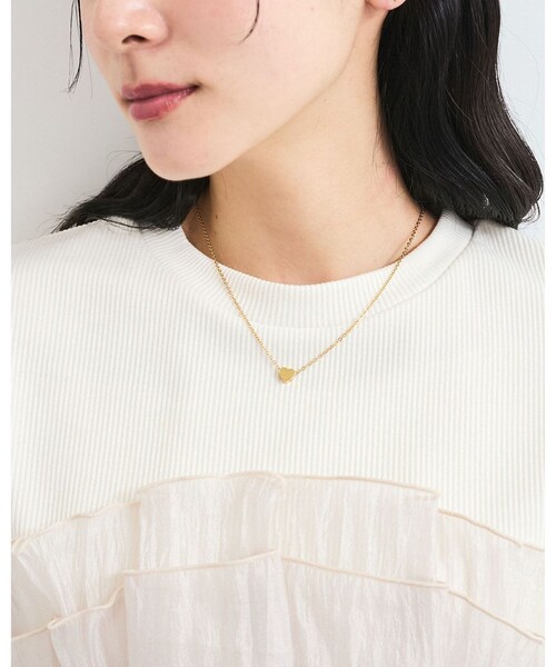 VIS（ビス）の「プチモチーフネックレス（ネックレス・レディース・ゴールド/シルバー・F）」の2枚目の写真