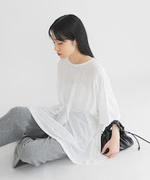 KBF | ランダムタックボーダーTEE(Tシャツ/カットソー)