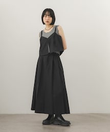 KBF | 2WAYビスチェSETプリーツスカート(セットアップ)