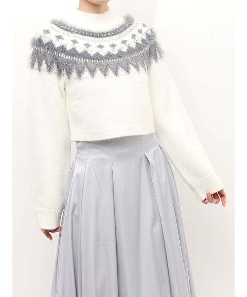 MERCURYDUOノルディックニット MERCURYDUO（マーキュリーデュオ）の「ノルディッククロップドニット