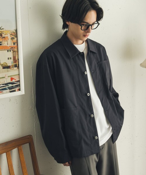 SENSE OF PLACE by URBAN RESEARCH（センスオブプレイスバイアーバンリサーチ）の「ピーチタッチカラーカバーオール（カバーオール・メンズ・CHARCOAL/BLUE GRAY/PINK・M/L）」の8枚目の写真