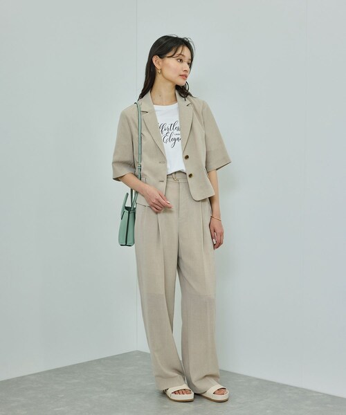 ROPE'（ロペ）の「プリントＴシャツ/イージーケア（Tシャツ/カットソー・レディース・ホワイト/ホワイト系・F）」の21枚目の写真