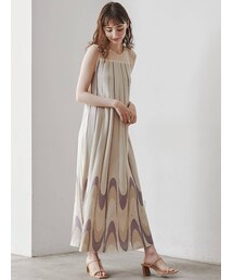 LAGUNAMOON | ウェーブジャガードニットワンピース(ワンピース)