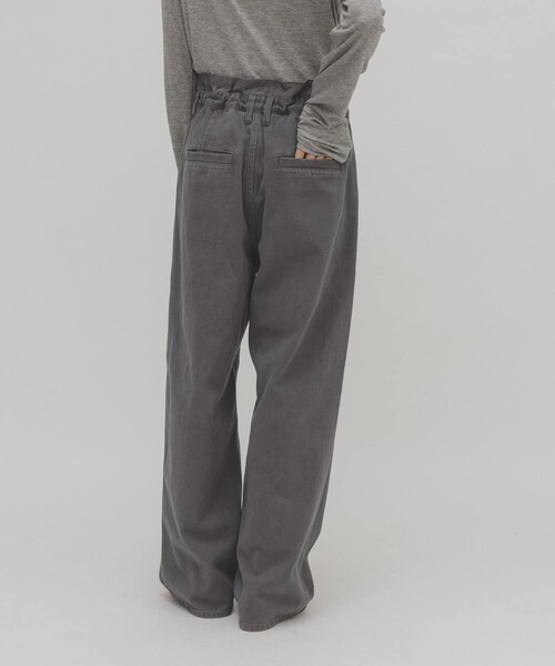 KBF（ケイビーエフ）の「フリルウエストツイルパンツ（その他パンツ・レディース・BEIGE/GRAY/BROWN・One）」の8枚目の写真