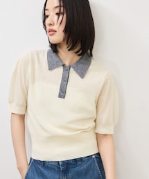 ADAM ET ROPE' | 【定番】ラミーニットポロシャツ(ポロシャツ)