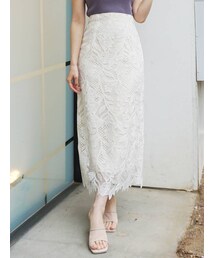 MERCURYDUO | ケミカルレースペンシルスカート(スカート)