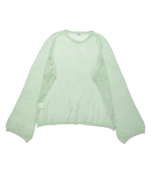 ADAM ET ROPE'（アダムエロペ）の「【URU/ウル】CREW NECK KNIT（ニット/セーター・メンズ・キナリ/ターコイズ・F）」の10枚目の写真