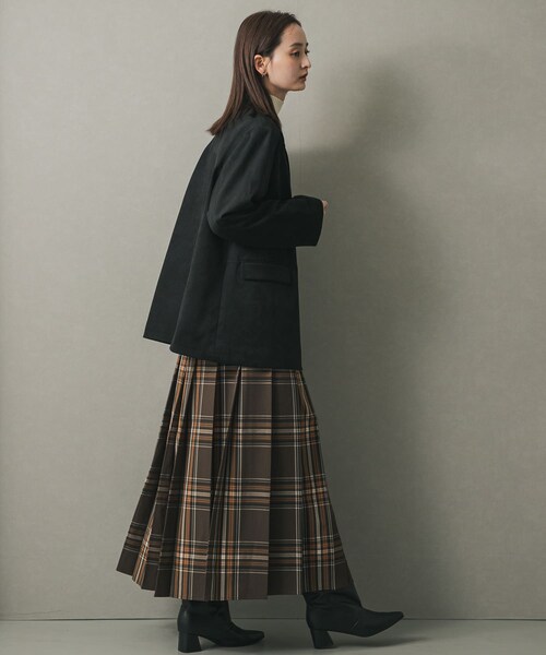 SENSE OF PLACE by URBAN RESEARCH（センスオブプレイスバイアーバンリサーチ）の「FSルーズジャケット（テーラードジャケット・レディース・BLACK/CAMEL/BROWN・one）」の9枚目の写真