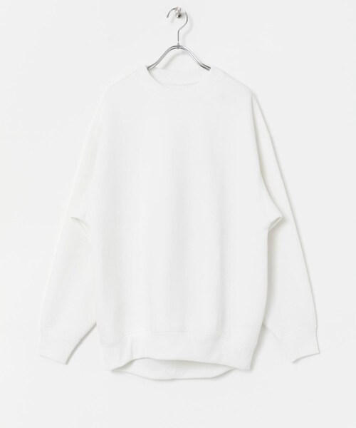 THE GOODLAND MARKET（ザグッドランドマーケット）の「『別注』MIDIUMISOLID×TGM　Recycled polyester sweat（スウェット・レディース・C.Gray/L.Beige/OFF・M/L）」の5枚目の写真