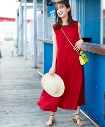 nissen | ノースリーブティアードワンピース(ワンピース)