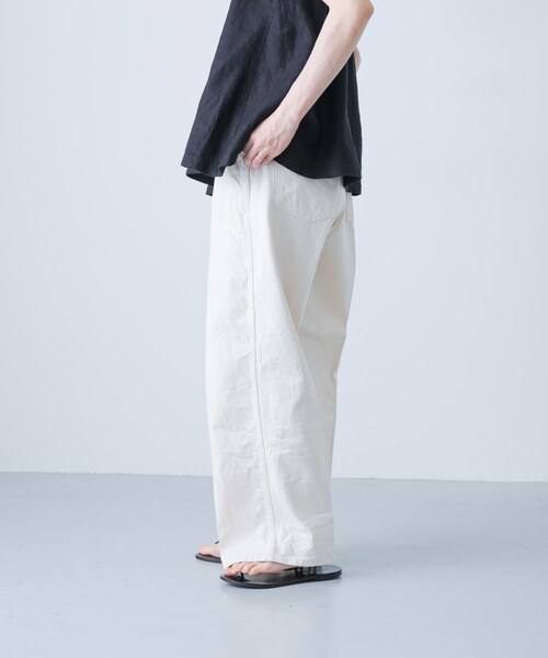 かぐれ(カグレ)の「HARi RANCH PANTS(その他パンツ・レディース・WHITE・2/3)」の7枚目の写真