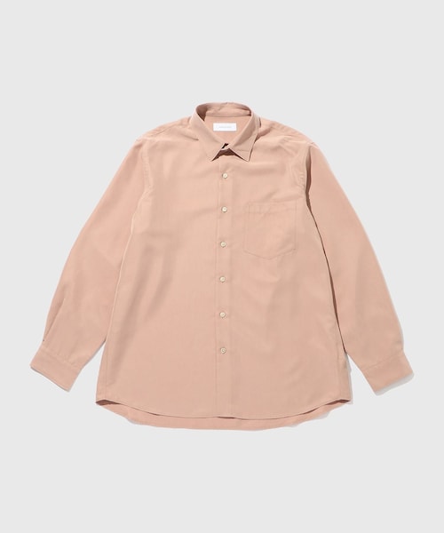 ADAM ET ROPE'（アダムエロペ）の「スエードタッチ レーヨン レギュラーカラーシャツ（シャツ/ブラウス・レディース・ブラック/ライトグレー/キナリ/ピンク系・L/M）」の7枚目の写真