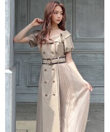 RESEXXY | ワイドラペルトレンチワンピース(ワンピース)