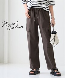 nissen | 涼しい爽快パラシュートパンツ（ゆったりヒップ）（接触冷感・イージーケア・UVカット・ストレッチ）＜大きいサイズ有＞(パンツ)