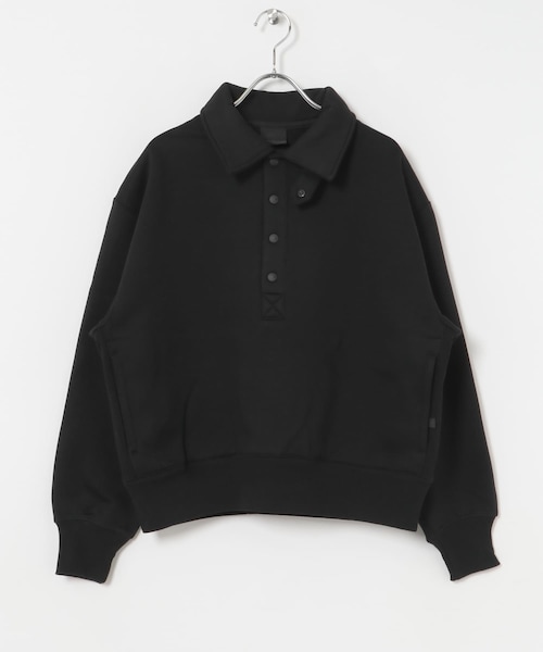 URBAN RESEARCH(アーバンリサーチ)の「DAIWA PIER39 Ws TECH SWEAT SNAP PULLOVER(Tシャツ/カットソー・レディース・TOP GRAY/BLACK/CHARCOAL/WHITE・FREE)」の2枚目の写真