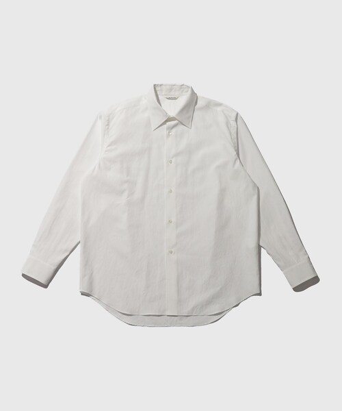 ADAM ET ROPE'（アダムエロペ）の「【AURALEE/オーラリー】WASHED FINX TWILL SHIRT（シャツ/ブラウス・メンズ・ホワイト/ベージュ/カーキ/ブルー系・3/4/5）」の3枚目の写真