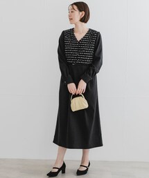 URBAN RESEARCH ROSSO（アーバンリサーチロッソ）の「F by ROSSO　ツイードドッキングワンピース（ワンピース）」