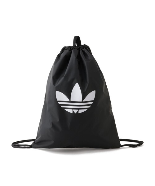 ROPE' PICNIC（ロペピクニック）の「【adidas/アディダス】HERI ADICOLOR GS GYMSACK（バックパック/リュック・レディース・ブラック・F）」の4枚目の写真