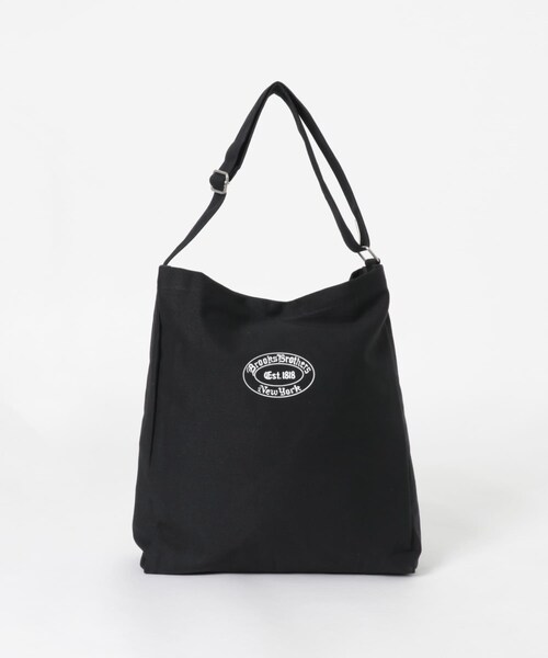 URBAN RESEARCH（アーバンリサーチ）の「『別注』BROOKS BROTHERS×UR　CANVAS SHOULDER BAG（ショルダーバッグ・メンズ・BLACK/NATURAL・one）」の4枚目の写真
