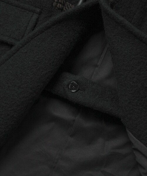 ADAM ET ROPE'（アダムエロペ）の「【blurhms ROOTSTOCK】Wool Melton Duffle Coat（ダッフルコート・メンズ・ブラック・2/3）」の12枚目の写真