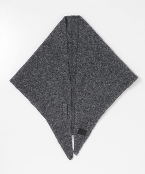 SENSE OF PLACE by URBAN RESEARCH(センスオブプレイスバイアーバンリサーチ)の「ビッグニットストール(ストール/ショール・レディース・IVORY/CHARCOAL/BROWN・One)」の7枚目の写真