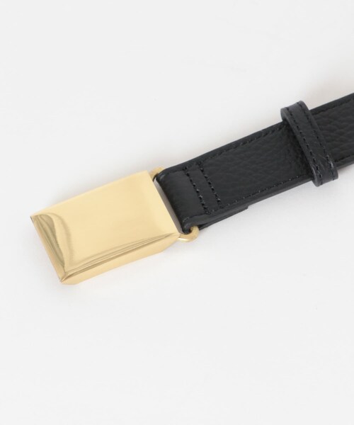 URBAN RESEARCH（アーバンリサーチ）の「Scye　Leather Box Buckle Belt（ベルト・メンズ・エクリュ/ダークブラウン/クロ・M）」の7枚目の写真