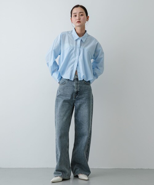 SENSE OF PLACE by URBAN RESEARCH（センスオブプレイスバイアーバンリサーチ）の「『抗菌』ポインテッドフラットパンプス（パンプス・レディース・BLACK/IVORY・S/M/L）」の8枚目の写真