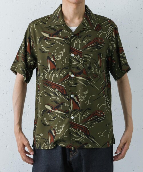 URBAN RESEARCH(アーバンリサーチ)の「NEXUSVII. TRANSPORTATION(シャツ/ブラウス・メンズ・BLACK/OLIVE・46/48)」の10枚目の写真