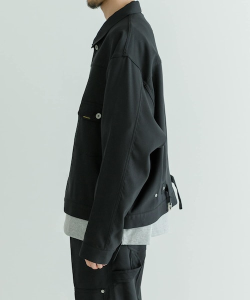 URBAN RESEARCH(アーバンリサーチ)の「DAIRIKU 2Pocket Ployester Jacket(テーラードジャケット・メンズ・BLACK・M/L)」の8枚目の写真