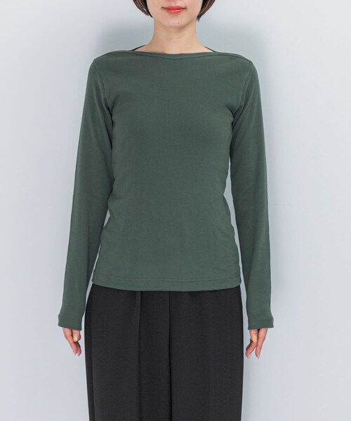 URBAN RESEARCH ROSSO（アーバンリサーチロッソ）の「GICIPI　CAVOLFIORE（Tシャツ/カットソー・レディース・Bianco/Carbone/Boscaglia・1）」の10枚目の写真