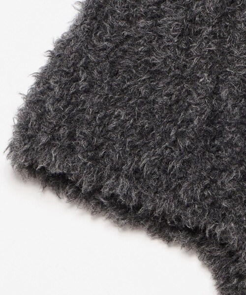 ADAM ET ROPE'（アダムエロペ）の「【J'aDoRe限定】【KIJIMA TAKAYUKI(キジマ タカユキ)】POODLE FUR EAR BEANIE（ニットキャップ/ビーニー・レディース・ブラック/ブラウン系・F）」の13枚目の写真